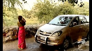 2 latin girls washing the car in the webcam
